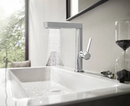 Фото смеситель для раковины hansgrohe finoris 76063000