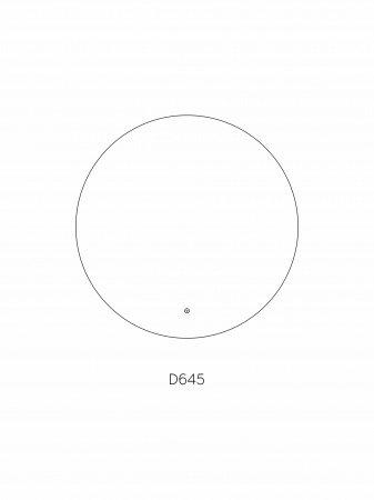 Фото зеркало с подсветкой taliente zled 64,5 см ta-zled-ad45