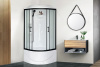 Фото душевая кабина royal bath bk rb90bk1-m-bl practic 90x90 см
