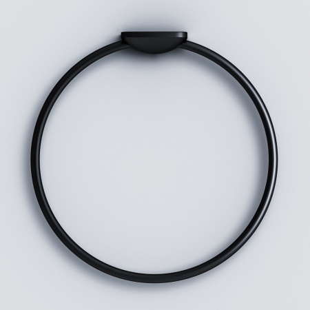 Фото кольцо для полотенец am.pm inspire 2.0 black edition a50a34422