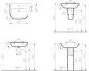 Фото раковина vitra s20 55 см 5502b003-0001
