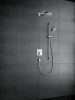 Фото термостатический смеситель для душа hansgrohe shower select 15763700