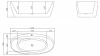 Фото акриловая ванна belbagno bb404-1500-800 150x80 см