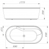 Фото акриловая ванна belbagno bb14-k 178x84 см