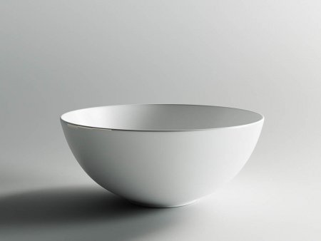 Фото раковина накладная ceramicanova element 35.8 см, цвет: белый cn6003