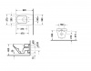 Фото унитаз подвесной безободковый duravit durastyle 62 см 2542090000