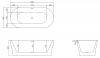 Фото акриловая ванна belbagno 150x80 см bb405-1500-800