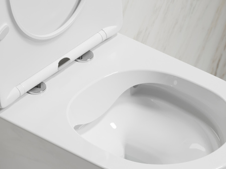 Фото унитаз подвесной, безободковый ceramicanova modena cn6063