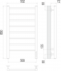 Фото электрический полотенцесушитель terminus аврора п8 85x50 см 4670078531179