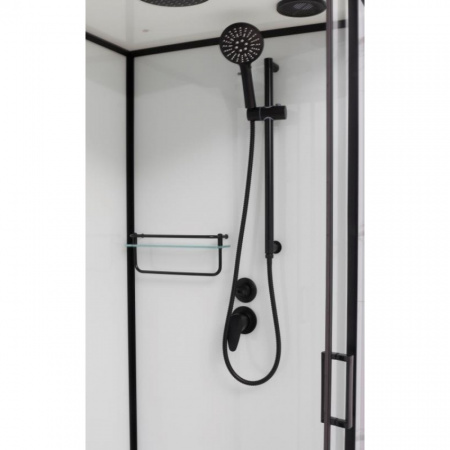 Фото душевая кабина душевая кабина frank f409 black 90x90 см 900904