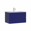 Тумба с раковиной Orka Moonlight 91 см, цвет: синий 5001498