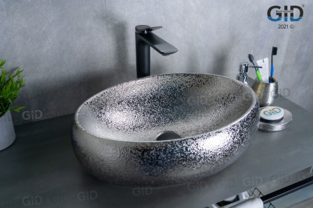 Фото раковина накладная gid 9030s 48 см