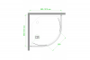 Фото душевое ограждение royal bath hkd rb100hkd-c-bl 100x100 см