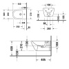 Фото биде подвесное duravit d-neo 54 см 2294150000