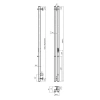 Фото электрический полотенцесушитель indigo style 2 pro 120/8 lspre120-8wmrt