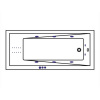 Фото акриловая ванна whitecross wave 160x70 см smart nano 0101.180080.100.smartnano.gl