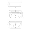 Фото акриловая ванна vincea 170x80 см vbt-402-1700r