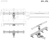 Фото душевой трап am.pm masterflow 80 см w01sc-s11-080-05sb
