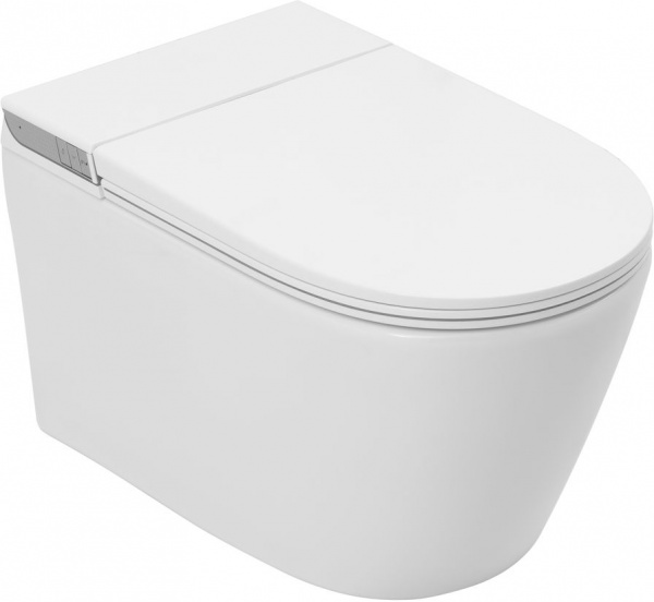 Фото унитаз подвесной allen brau smart 4.i1001.20 белый. с функцией биде