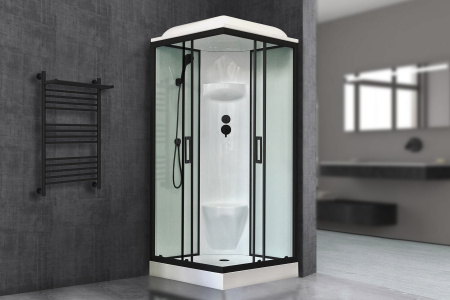 Фото душевая кабина royal bath нр rb90hp6-wt-bl 90x90 см