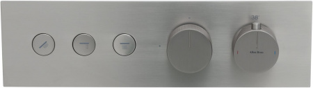 Фото встраиваемый термостатический смеситель для ванны allen brau liberty 5.33003-bn
