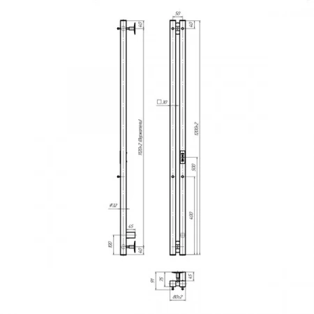 Фото электрический полотенцесушитель indigo style 2 pro 120/8 lspre120-8rt
