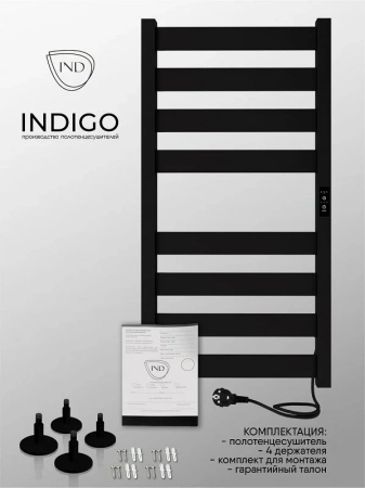 Фото электрический полотенцесушитель indigo oktava slim 80/40 lсloks5e80-40brrt