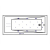 Фото акриловая ванна whitecross wave 180x80 см ultra nano 0101.180080.100.ultranano.gl