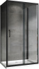Душевое ограждение Abber Schwarzer Diamant 180x100 см AG30180B-S100B-S100B