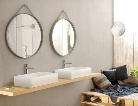 Фото смеситель для раковины hansgrohe talis select e 71752000