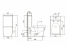 Фото унитаз-компакт abber rechteck ac1210t