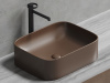 Фото раковина накладная ceramicanova element 50.5 см, цвет: коричневый cn6052mdb