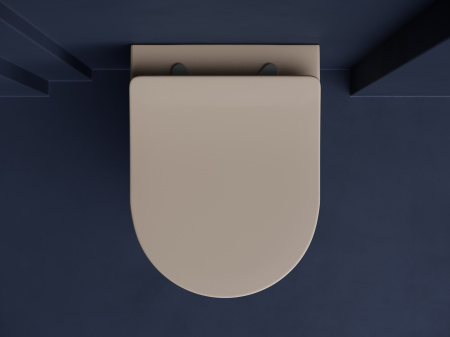 Фото унитаз подвесной, безободковый ceramicanova balearica cn6000mc