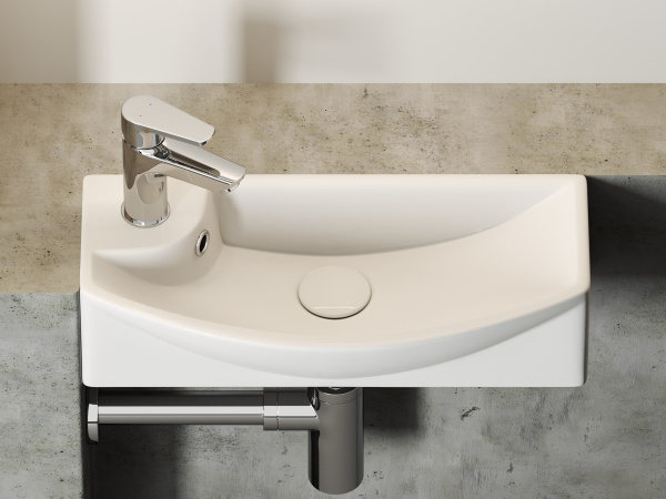 Фото раковина подвесная ceramicanova element 45.5 см, цвет: белый cn6038r