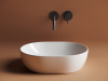 Фото раковина накладная ceramicanova element 48 см, цвет: белый cn6019