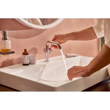 Фото смеситель для раковины hansgrohe tecturis s 73323000
