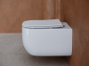 Фото унитаз подвесной, безободковый ceramicanova noel cn3013