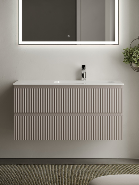 Фото тумба под раковину sancos snob r 100 см, цвет: doha soft snr100rsm