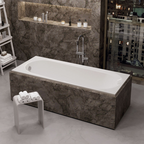Фото акриловая ванна alba spa baline 170x70 см впр0030000100