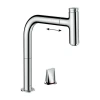Фото смеситель для кухонной мойки hansgrohe metris select 73825000