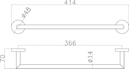 Фото полотенцедержатель allen brau priority 6.31a11-mg графит браш