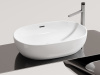 Фото раковина накладная ceramicanova element 61 см, цвет: белый cn6064