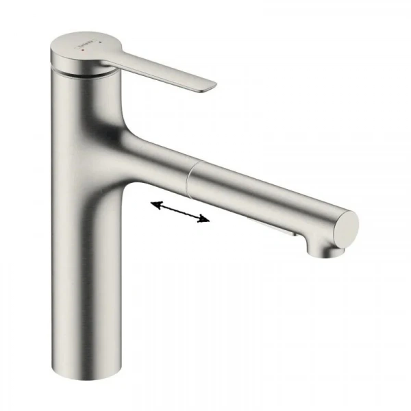 Фото смеситель для кухонной мойки hansgrohe zesis 74804800