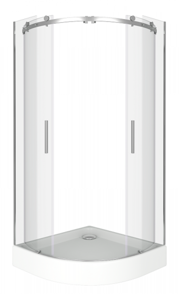 Фото душевое ограждение good door altair r-td-100-c-ch 100 см ал00008