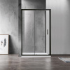 Фото душевое ограждение  azario milton  80x120 см az-nd1131-l 1200 black