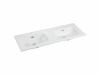 Раковина накладная Ceramicanova Element 121 см, цвет: белый CN7004