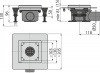 Фото душевой трап  alcadrain 13 см apv120