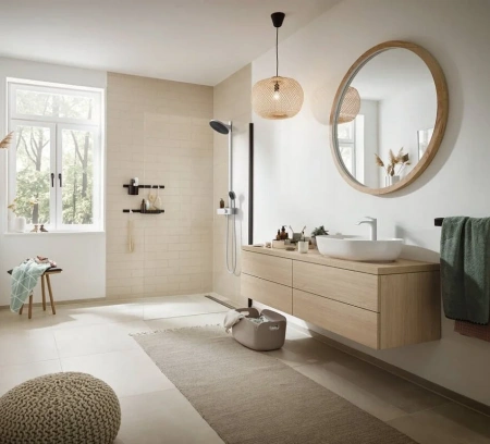Фото душевая стойка hansgrohe pulsify 24240700