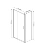 Фото душевой уголок vincea garda 110x100 см vsr-1g1011ch