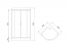 Фото душевая кабина royal bath нк rb100hk6-wt 100x100 см